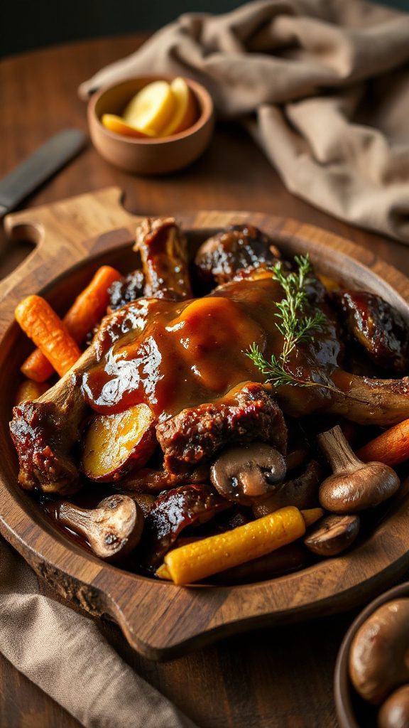 apple cider braised short ribs