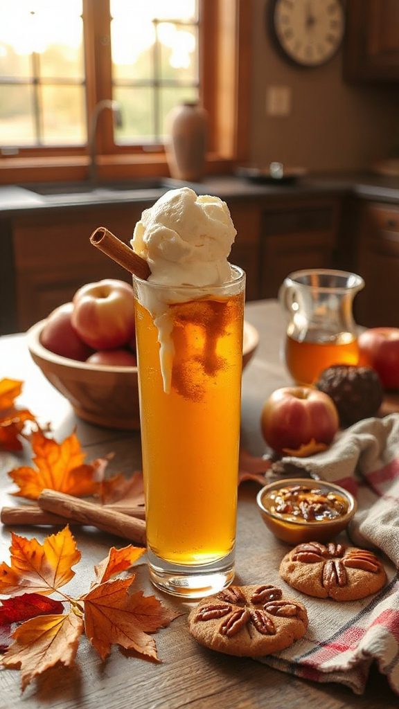 apple cider dessert float