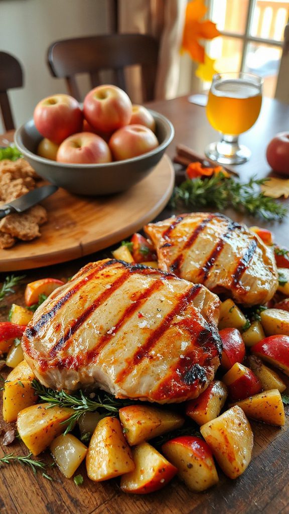 apple cider pork chops