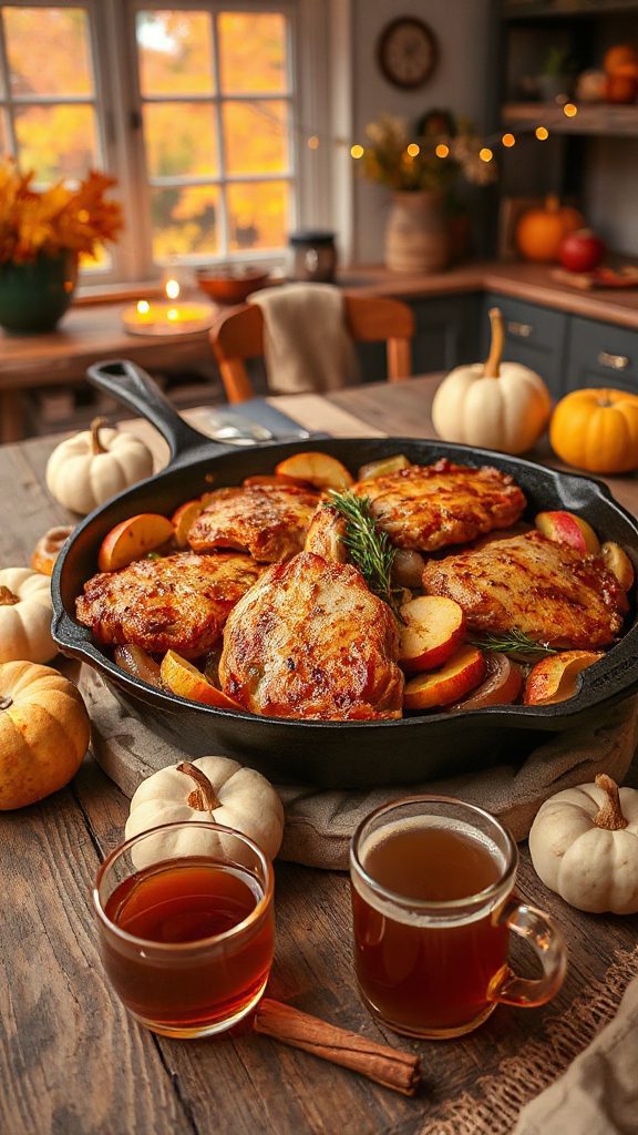 apple cider pork chops