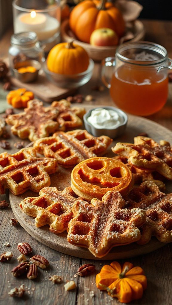 apple cider waffle delight