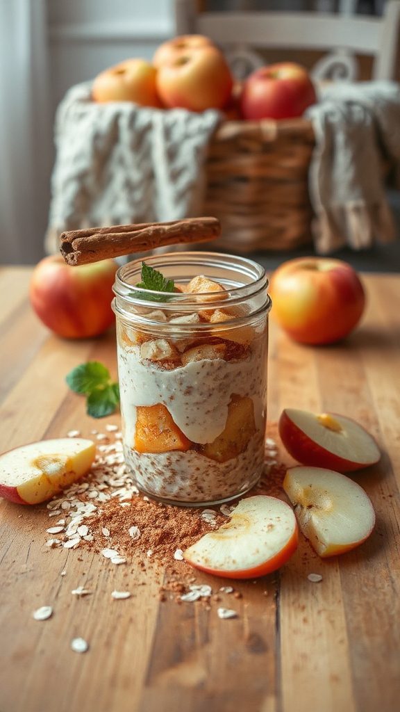 apple cinnamon overnight oats