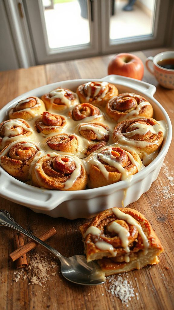 apple cinnamon roll delight