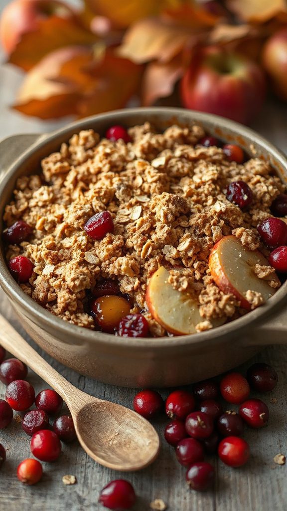apple cranberry crisp recipe