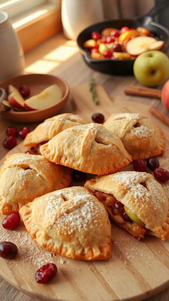 apple cranberry hand pies