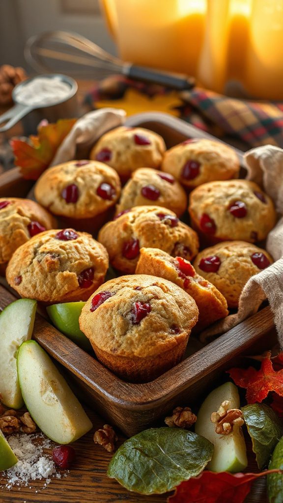apple cranberry muffin recipe
