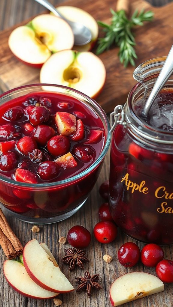 apple cranberry sauce recipe