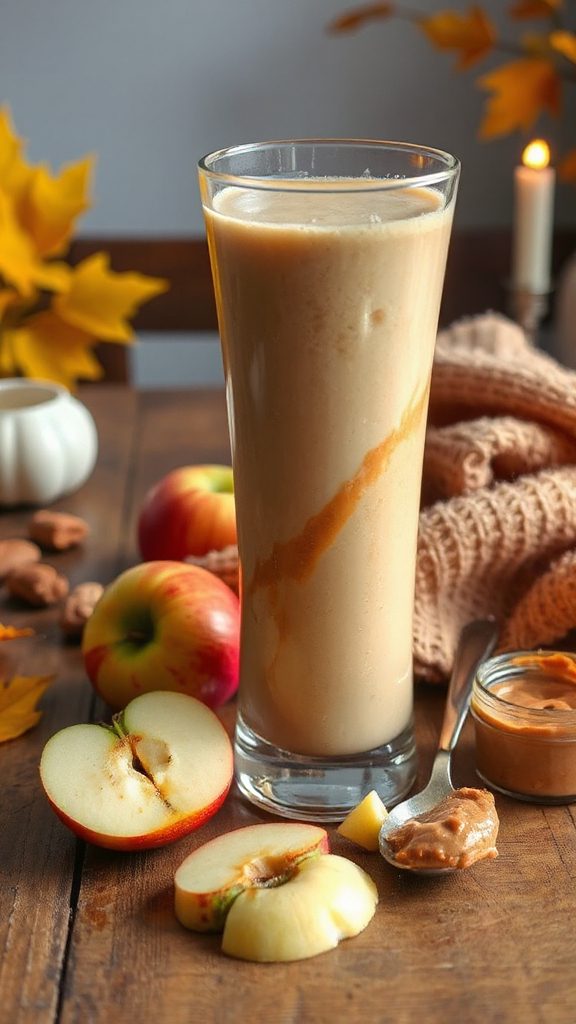 apple peanut butter smoothie