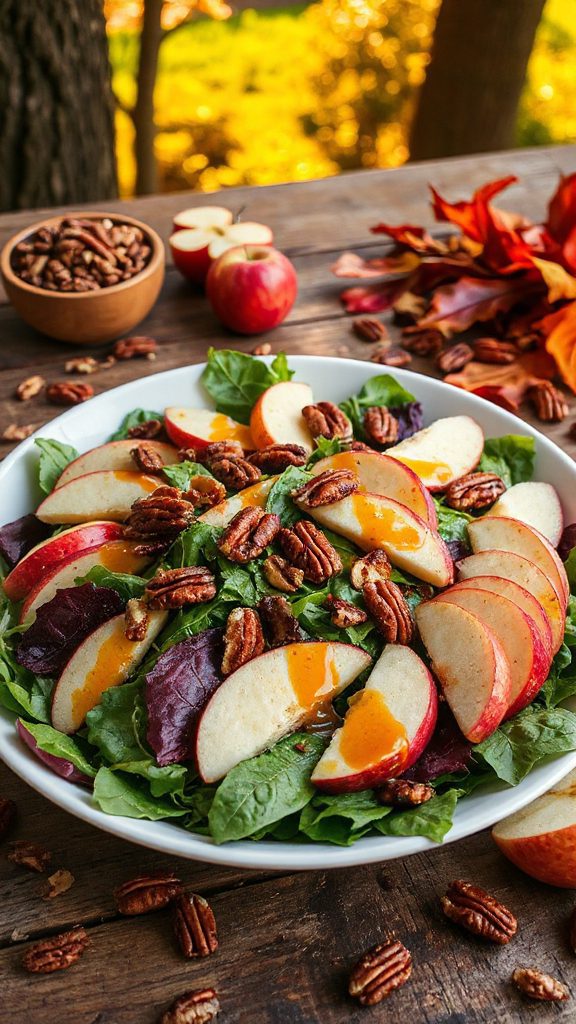 apple pecan salad vinaigrette