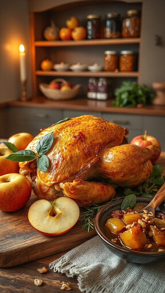 apple sage roasted chicken recipe