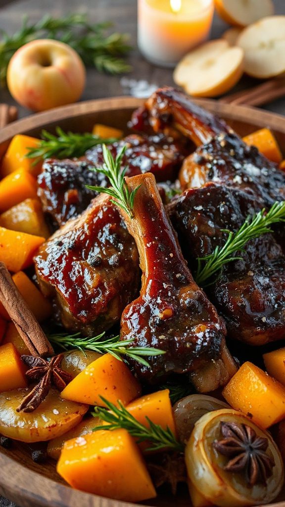 aromatic apple cider braised