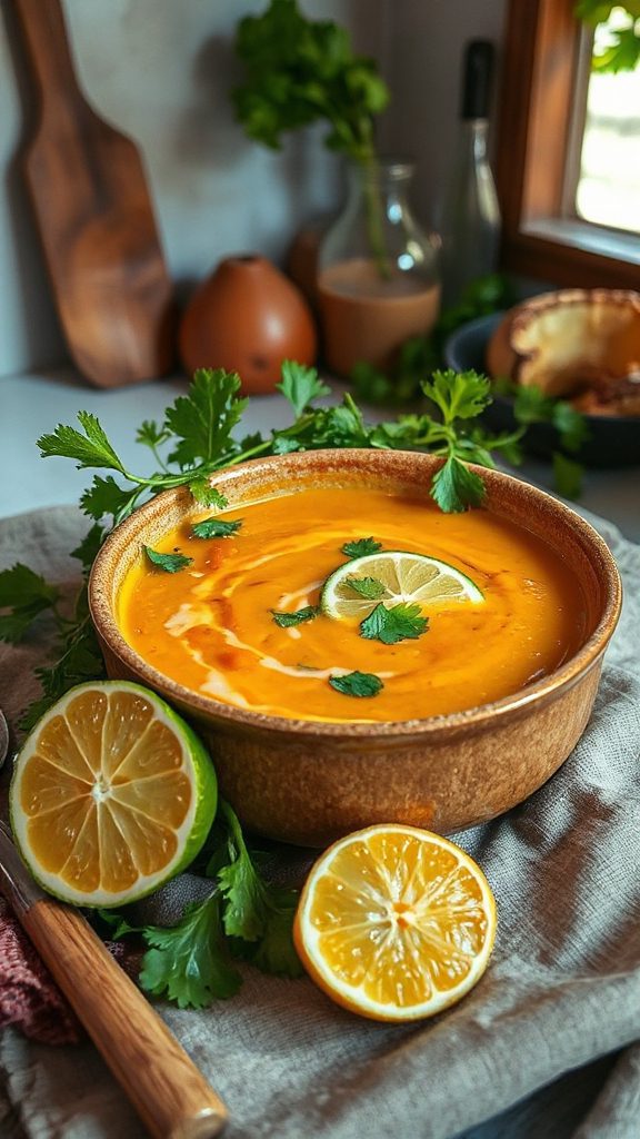 aromatic thai pumpkin soup