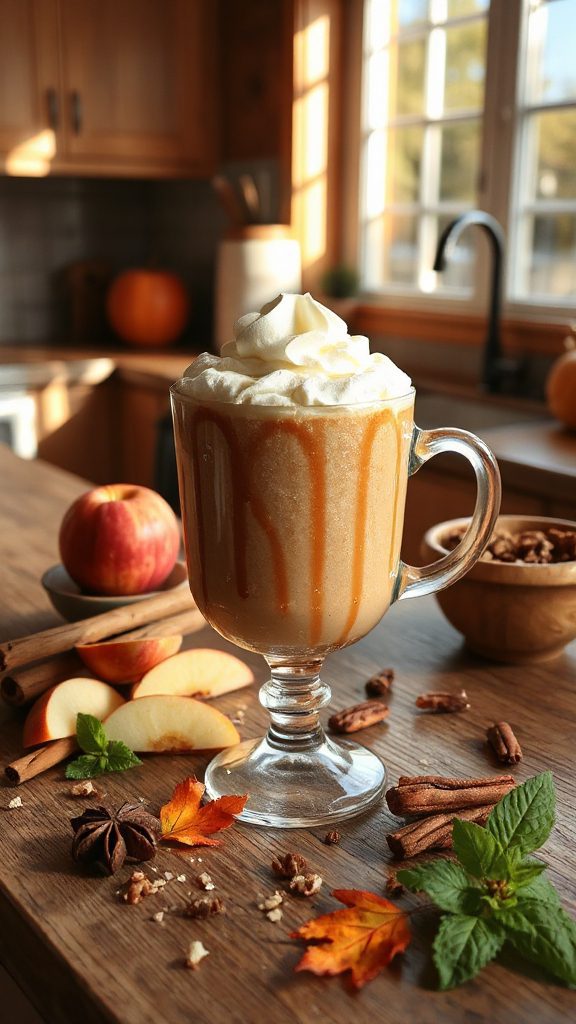 autumn apple butter smoothie
