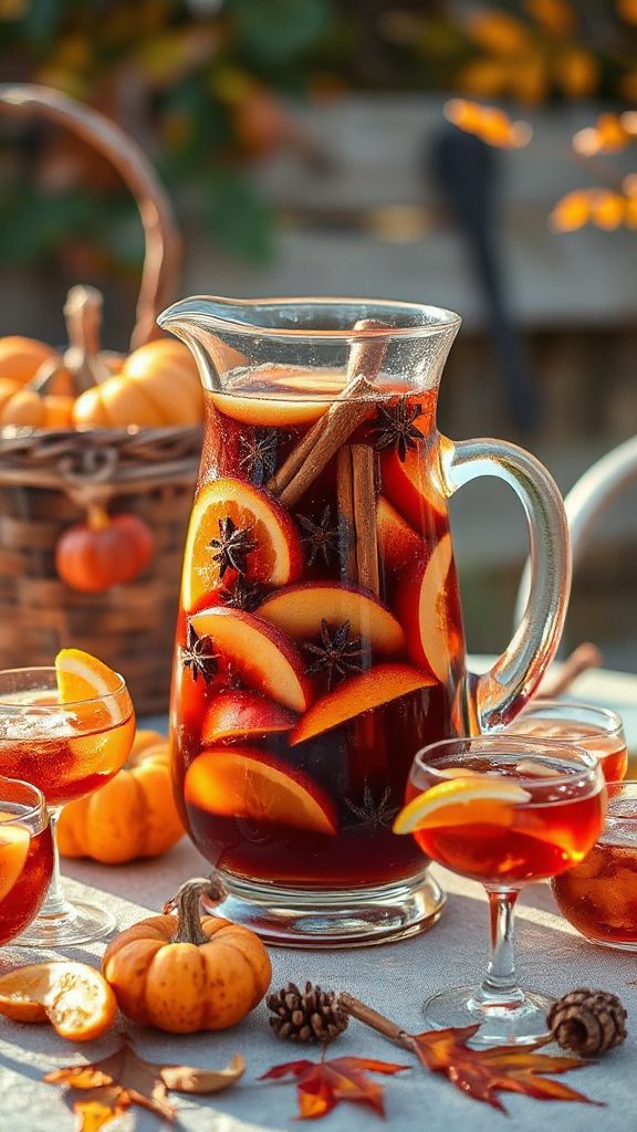 autumn apple cider sangria