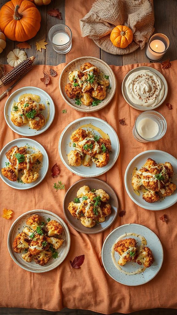 autumn cauliflower tahini recipes