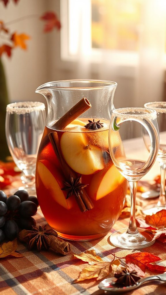 autumn ginger cider cocktail