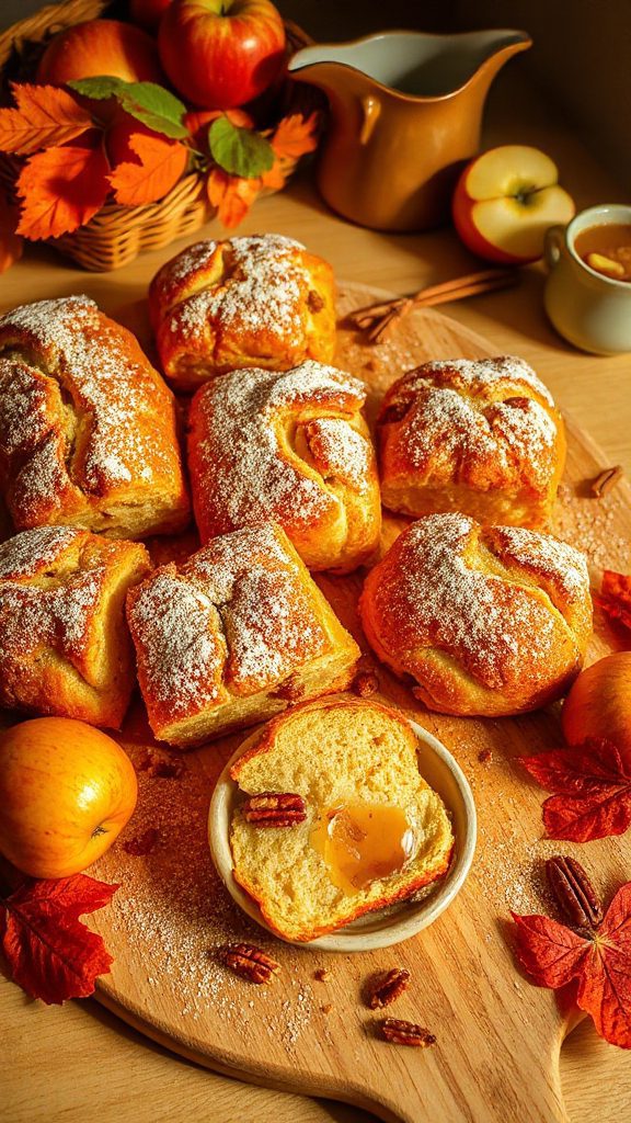autumn inspired apple cider bread
