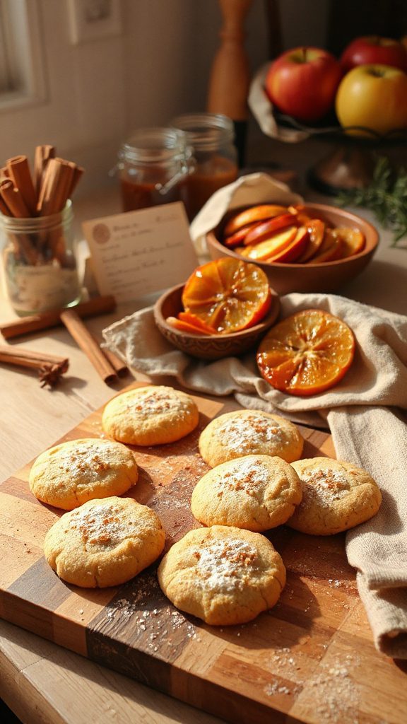 autumn inspired apple pie cookies