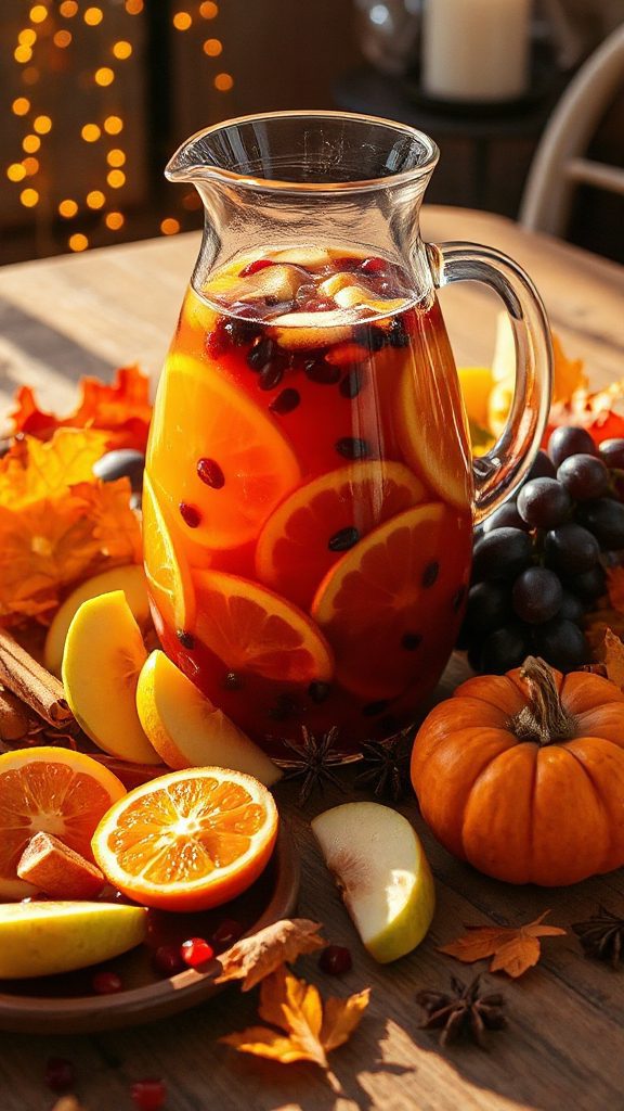 autumn inspired festive cocktail