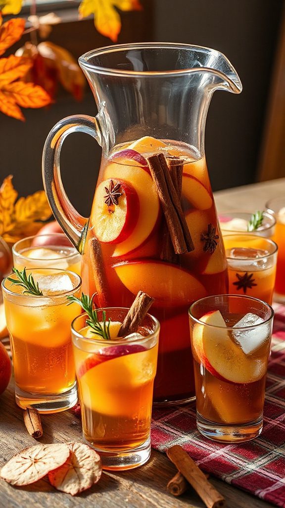 autumn inspired fruity sangria