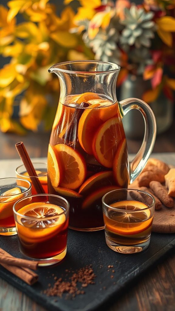 autumn inspired fruity sangria