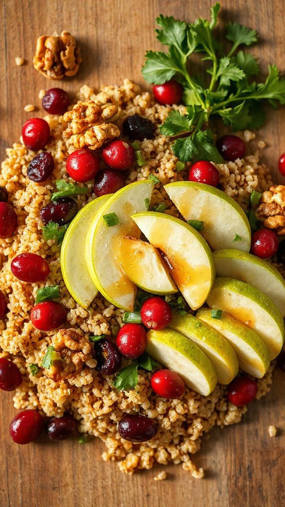 autumn inspired grain salad