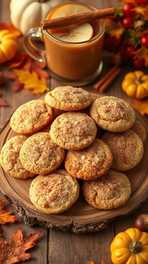 autumn inspired spiced cookies