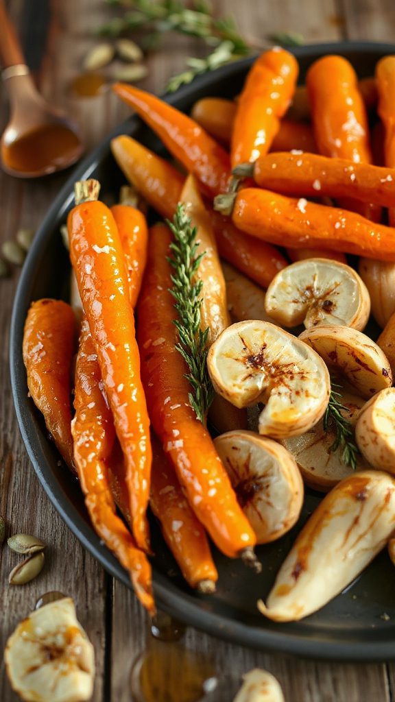 autumn inspired sweet vegetable dish