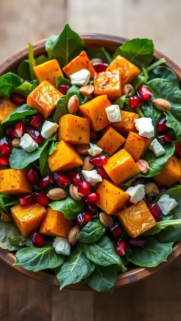 autumn inspired vibrant salad