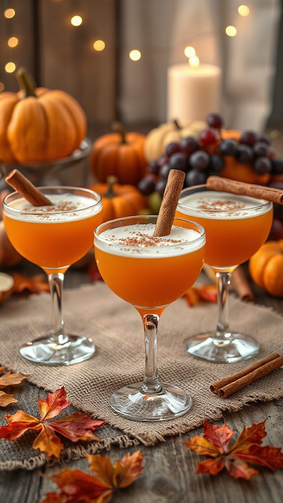 autumn inspired whiskey cocktail delight