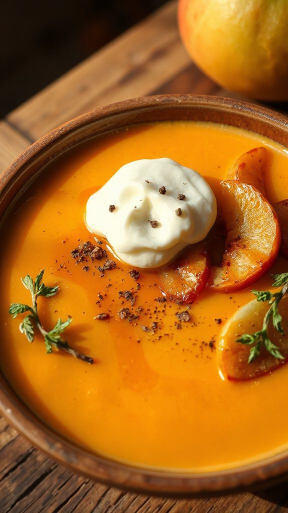 autumn soup with sweetness