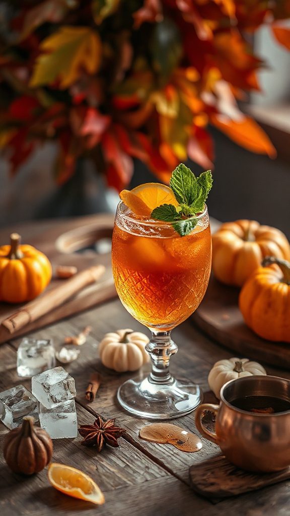 autumn spice cocktail delight