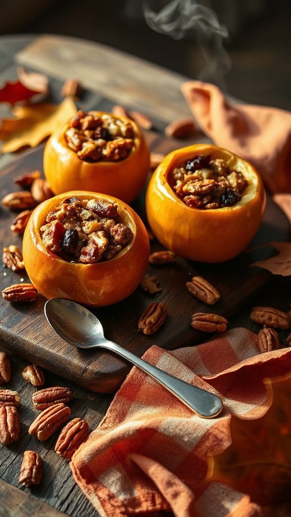 autumn spiced baked apples