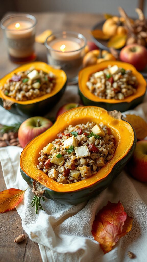 autumn wild rice bake