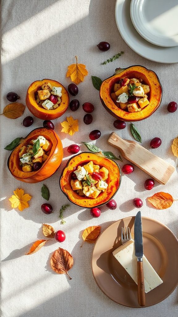 autumnal cranberry apple stuffing