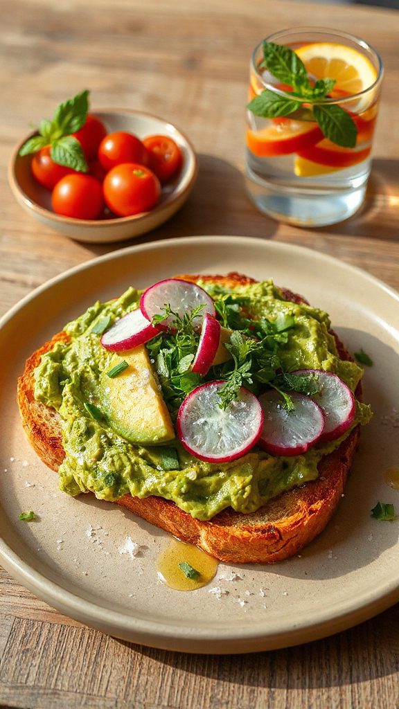 avocado toast gluten free delight