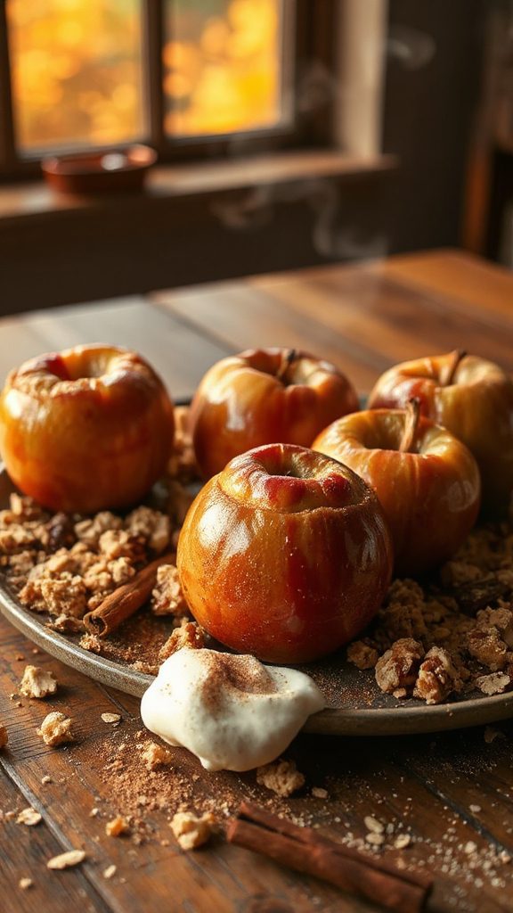 baked apples with cinnamon