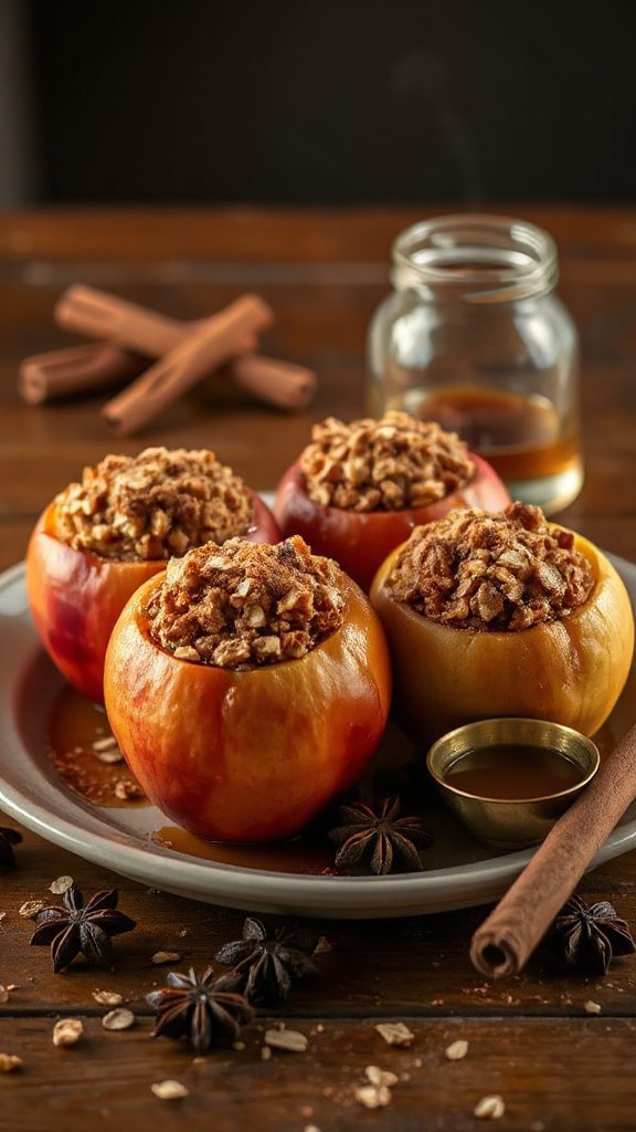 baked cinnamon apple dessert