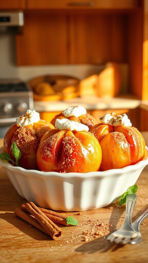 baked cinnamon sugar apples