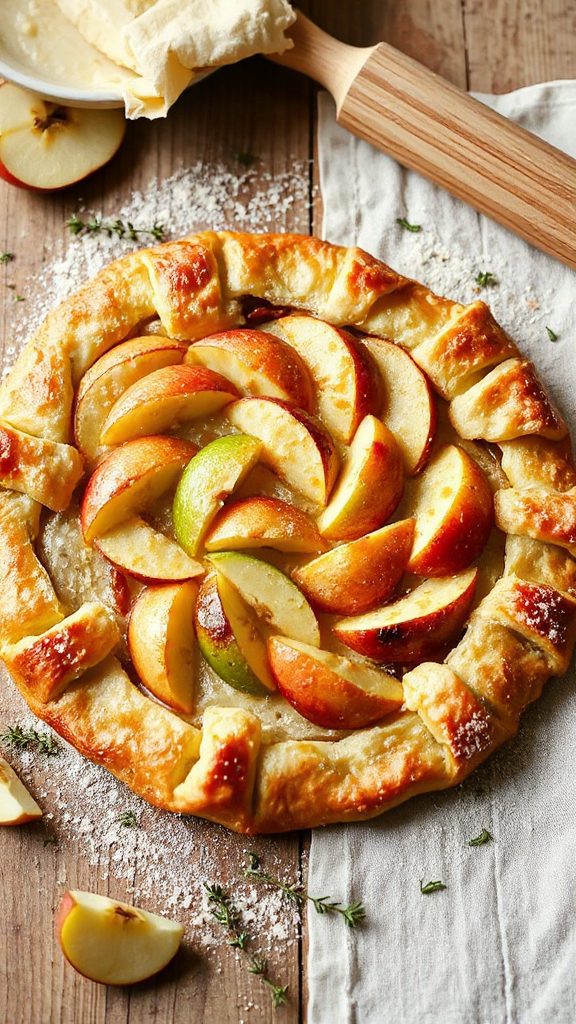 baking apple gruyere tart perfectly