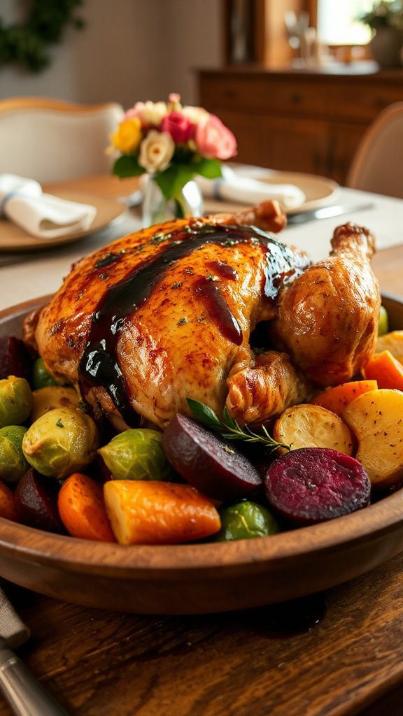 balsamic chicken with vegetables