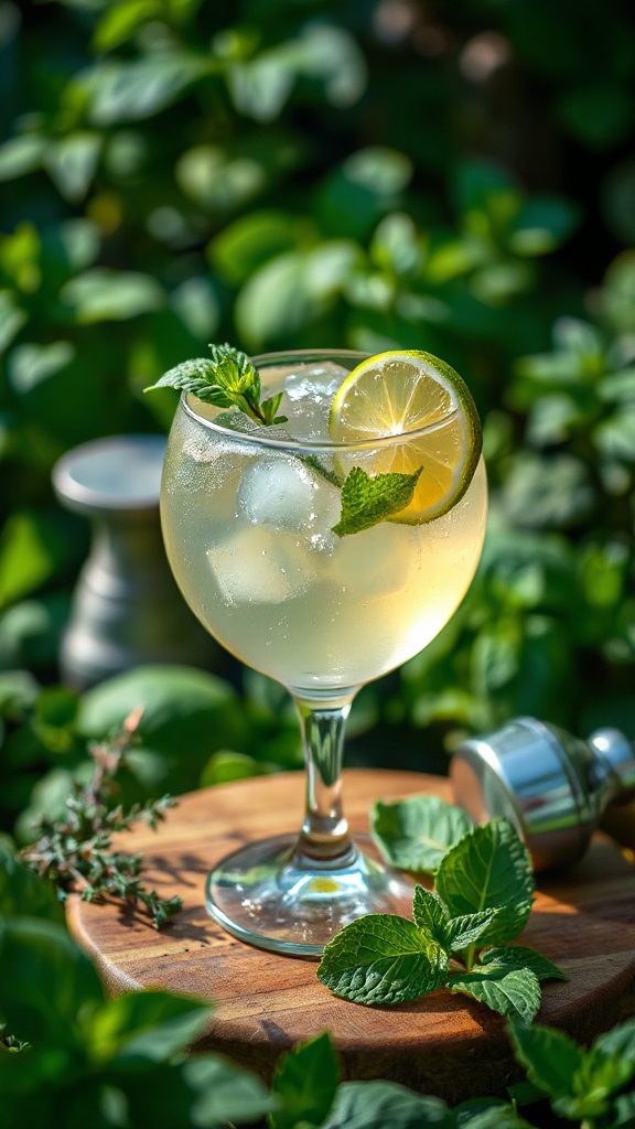 basil infused refreshing cocktail recipe
