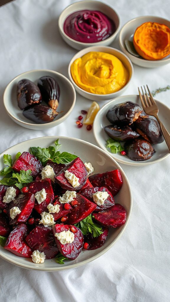 beets and goat cheese salad
