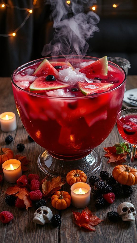 berry flavored halloween punch recipe
