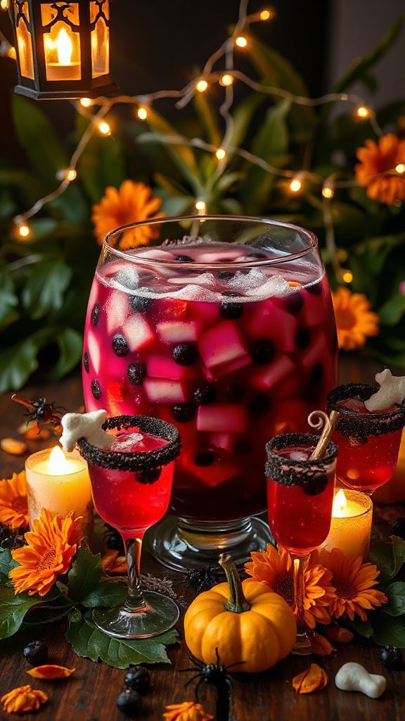 bewitching berry flavored punch