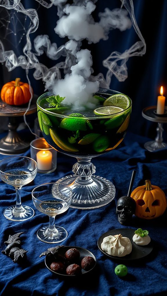 bewitching black rum cocktail