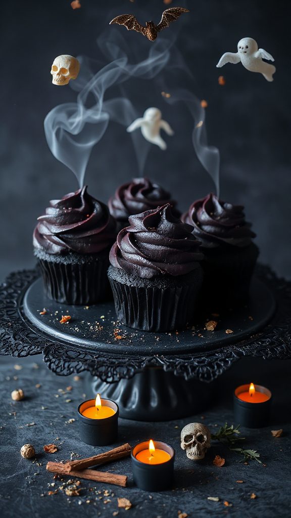 bewitching black velvet cupcakes