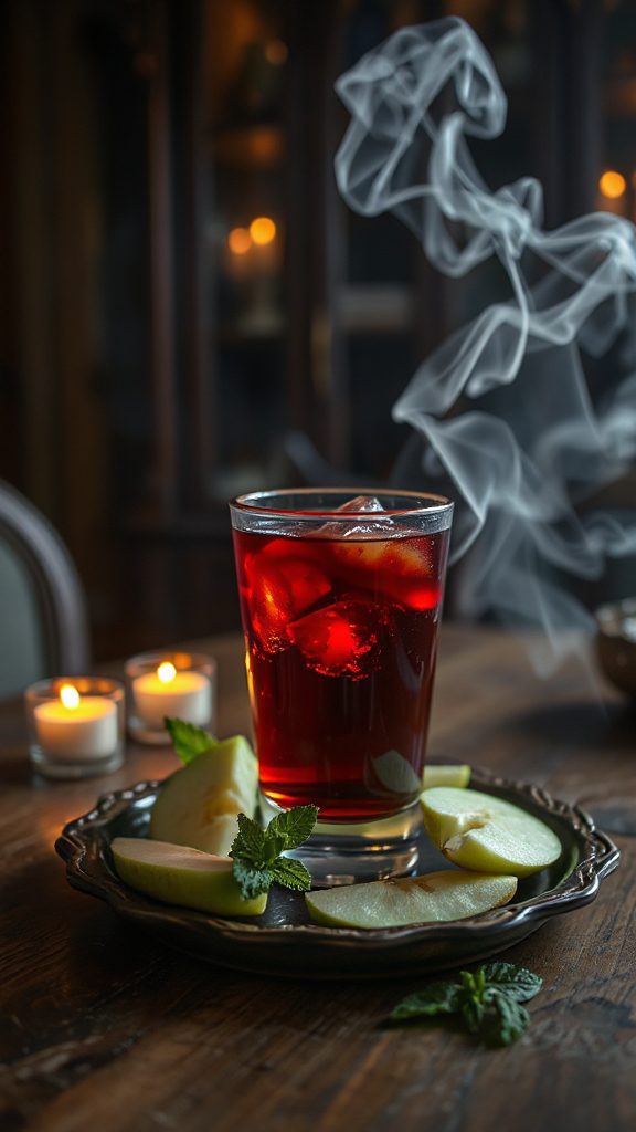 bewitching halloween apple shots