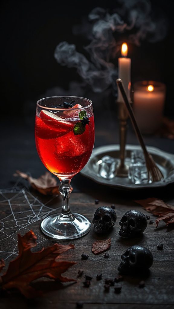 bewitchingly delicious halloween cocktail