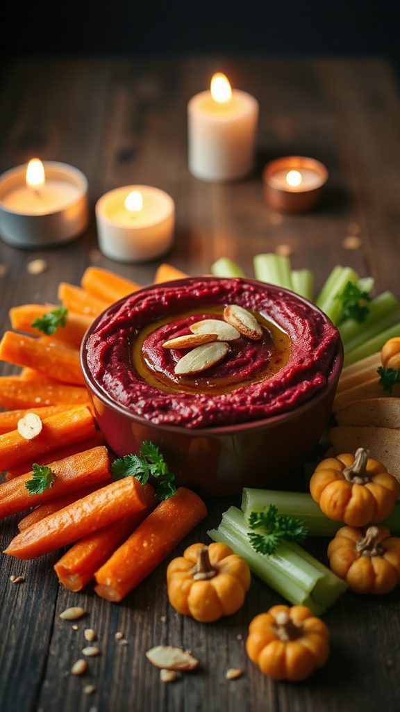 blood red beet hummus recipe